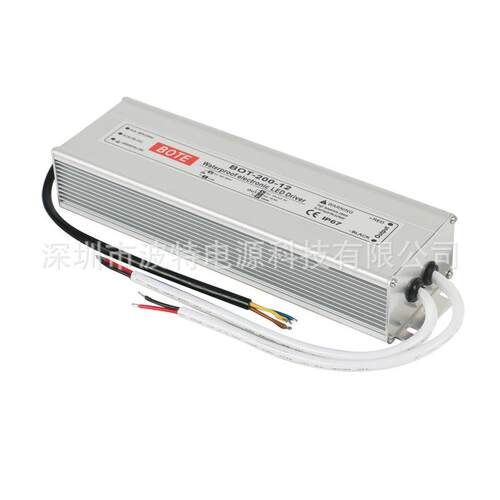 LED开关电源 100-240V转12V200W防水电源 12V24V200W防水开关电源