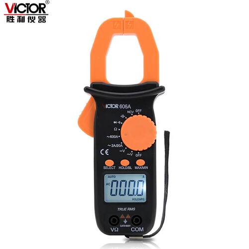 VICTOR胜利数字钳形表VC606A/B/G/H6016C/610B/A+电流表电容表