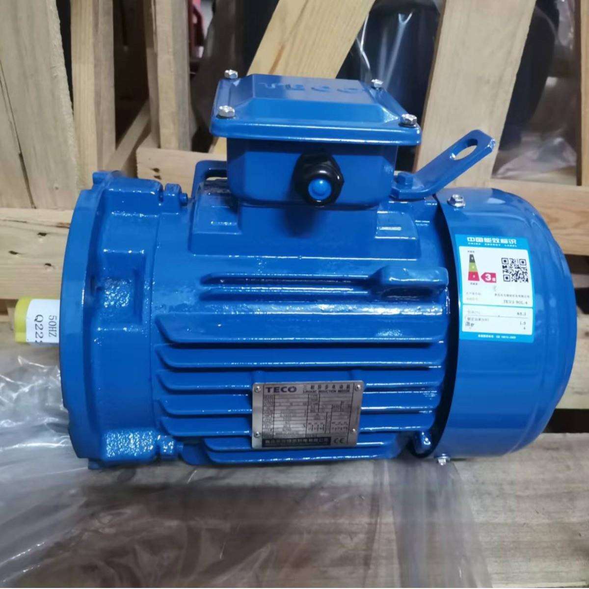 TECO东元三相异步感应电动机立式马达 AEUV3N 0.75KW 4P 电机
