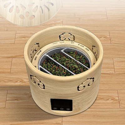 嘉泊舒黑胡桃木色香薰机 高档客厅家用培茶器 除味提香小型茶香机