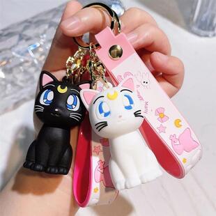 Anime Sailor Moon Keychain Cute Figure Doll Couple Bag
