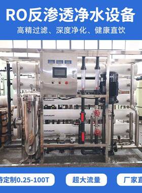 源头直供10吨/小时 RO反渗透设备高度过滤大流量