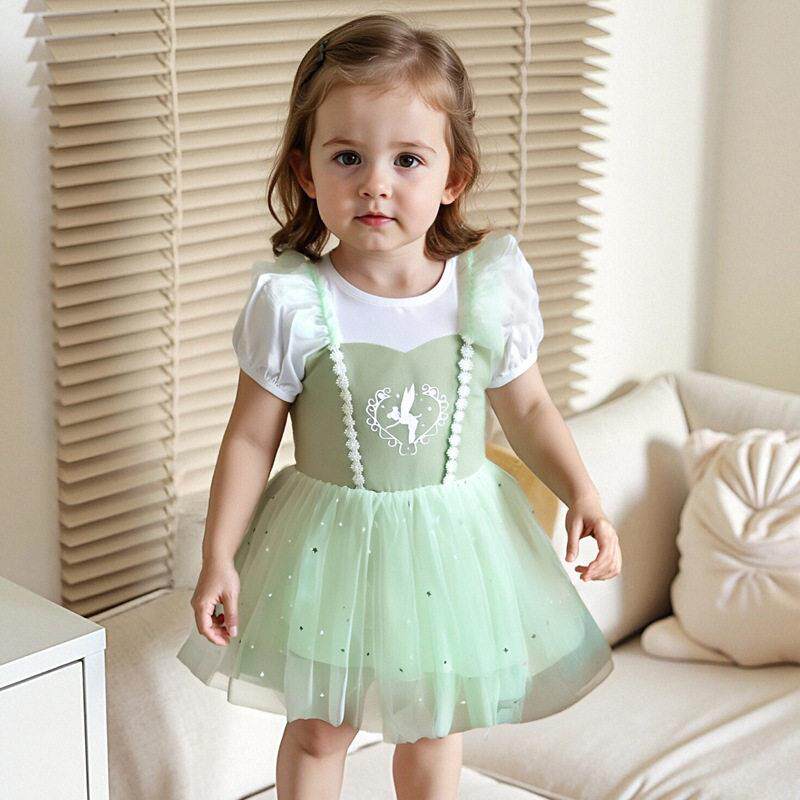 Halloween Baby Romper Short Sleeve Tulle Dress