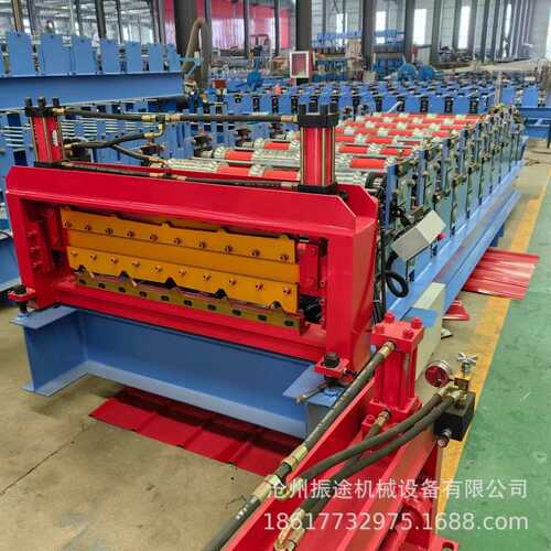定制840/900双层压瓦机彩钢辊压生产设备双层彩钢瓦压瓦机械