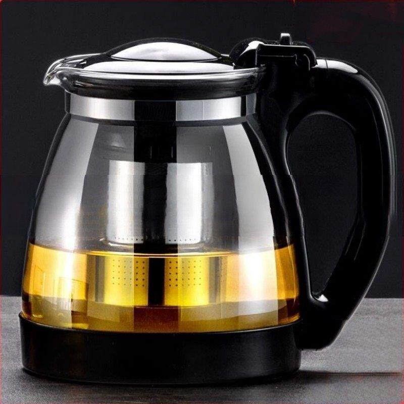玻璃茶壶功夫泡茶壶家用大号水壶单壶耐热过滤花茶壶红茶茶具套组