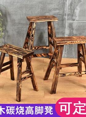 高脚凳吧台凳全国包邮松木梯凳实木凳子酒吧椅高腿椅子方凳餐凳