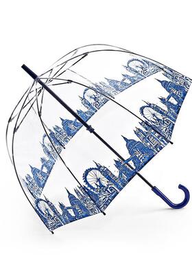 正品F伞lton尔顿进富口透明伞，防风伞，长柄鸟u笼，便携