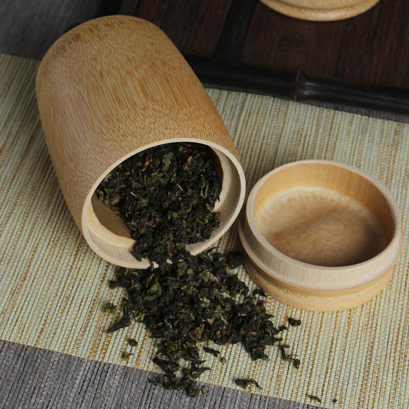 竹茶叶罐密封竹筒小号储茶叶盒竹木醒小中大号桶包装 刻创意LOGO