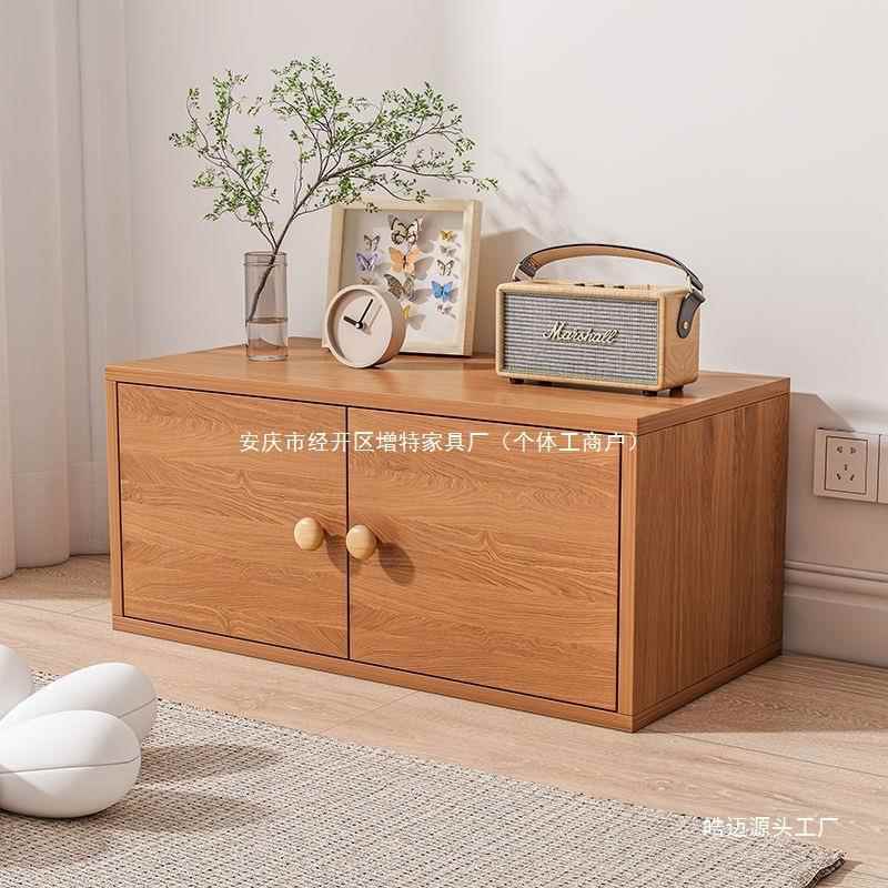 自由组合格子柜书柜带门隔断储物柜家用简易玩具收纳柜学生书柜