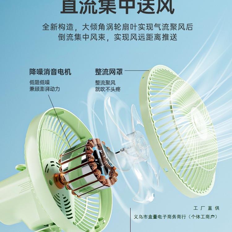 桌面小风扇小型学生宿舍床上电风扇床头台式夹扇桌面轻音夹式电扇