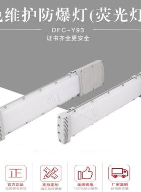 LED防爆荧光灯Y93防爆巷道灯20W40W60W管廊防爆吸顶灯