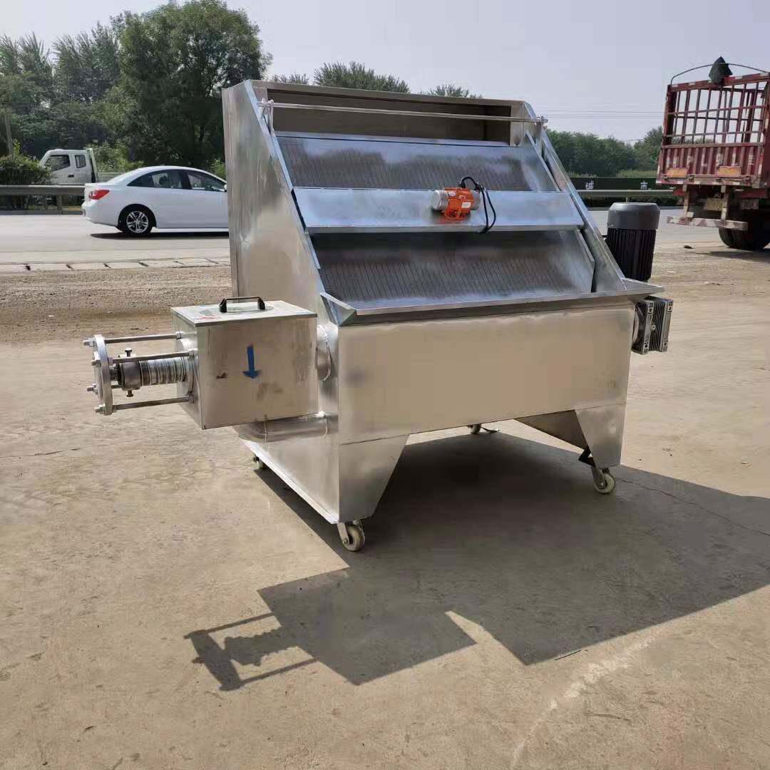 斜筛式固液分离机猪粪干湿分离机牛粪水泡粪便脱水处理畜牧养殖场