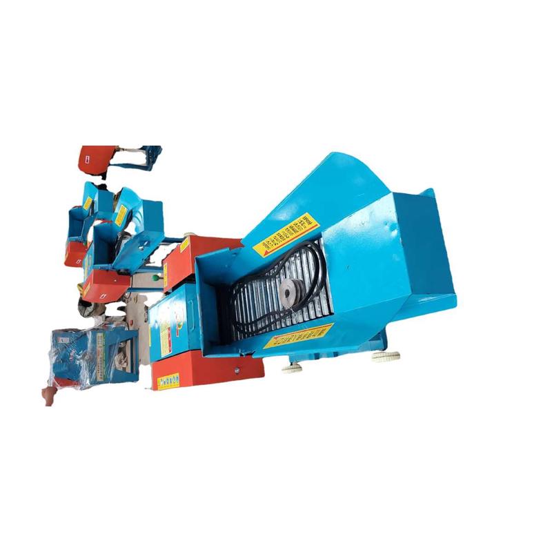 外贸铁链条卧式铡草揉丝一体机沙克龙铡揉粉羊养殖切铡揉小金刚