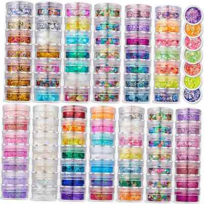 7Colors/Set Shinning Glitter Sequ Gel For Party Christmas DI