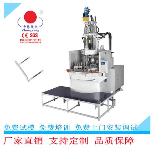 立式转盘双三工位注塑机节能高效伺服圆盘注塑机安全门成型设备