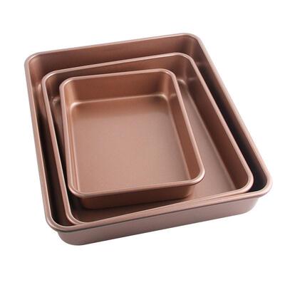 Rectangle Cake Baking Tray Bread Pastry Pan Oven Bakeware