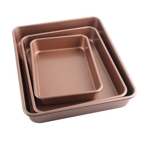 Rectangle Cake Baking Tray Bread Pastry Pan Oven Bakeware