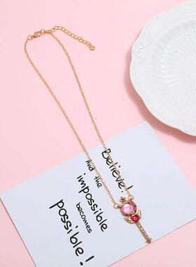 Anime Sailor Moon Loving Wand Crystal cosplay Pendant Neckla