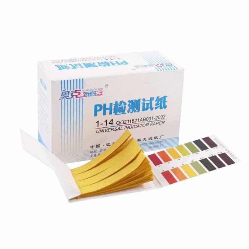 科睿才广范试纸pH试纸pH1-14精密酸碱度水质ph值化妆品一盒20本