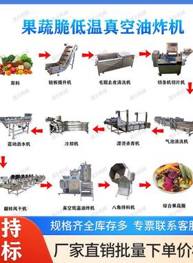 休闲食品真空油炸设备松茸莲子脱水油炸机香酥小螃蟹低温油炸机