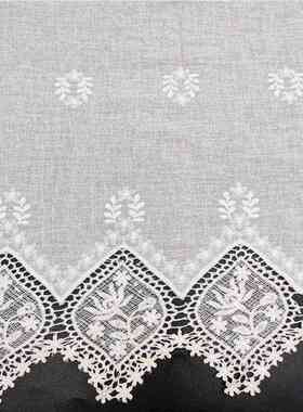 现货供应2024 绣花  9088棉新款棉全水溶面料刺绣全花边女装