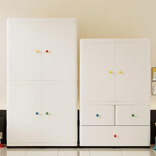 加加10039689厚特大号深服宝宝衣柜婴儿童收纳柜储子简易小衣橱衣