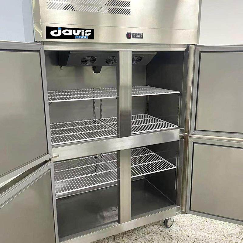 Davis标准款无霜风冷四门冷藏冷冻柜双温柜冰柜厨房柜商用保鲜柜