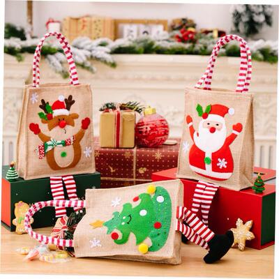 christmas decoration tree Cartoon tote gift bag 耶诞礼物袋
