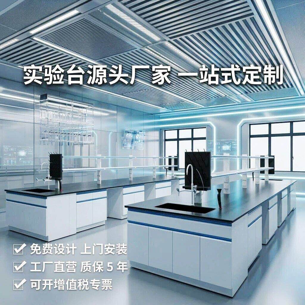 全钢实验台 化验台实验室操作台耐酸碱医院学校实验工作台可 定制
