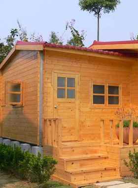 防腐木屋木碳化木活屋承接工程室外木质街动商业移动木屋屋来图来