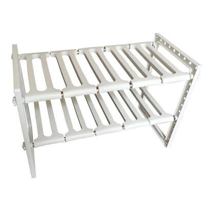 Adjustable 2Tier Under Sink with Removable Panels