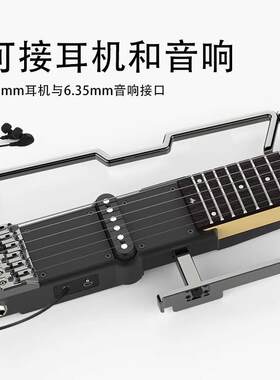 折叠电吉他静音吉他练习吉他演出无头出电ALP专业FT221S入门初学