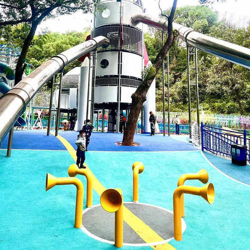 幼儿园儿童游乐场设施攀爬网架非标户外不锈钢木质组合滑滑梯