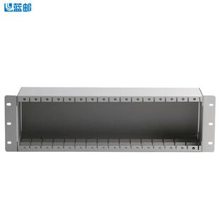 蓝邮3U插拔式机壳光分路器插片箱机架式机箱插片式光分路器机框