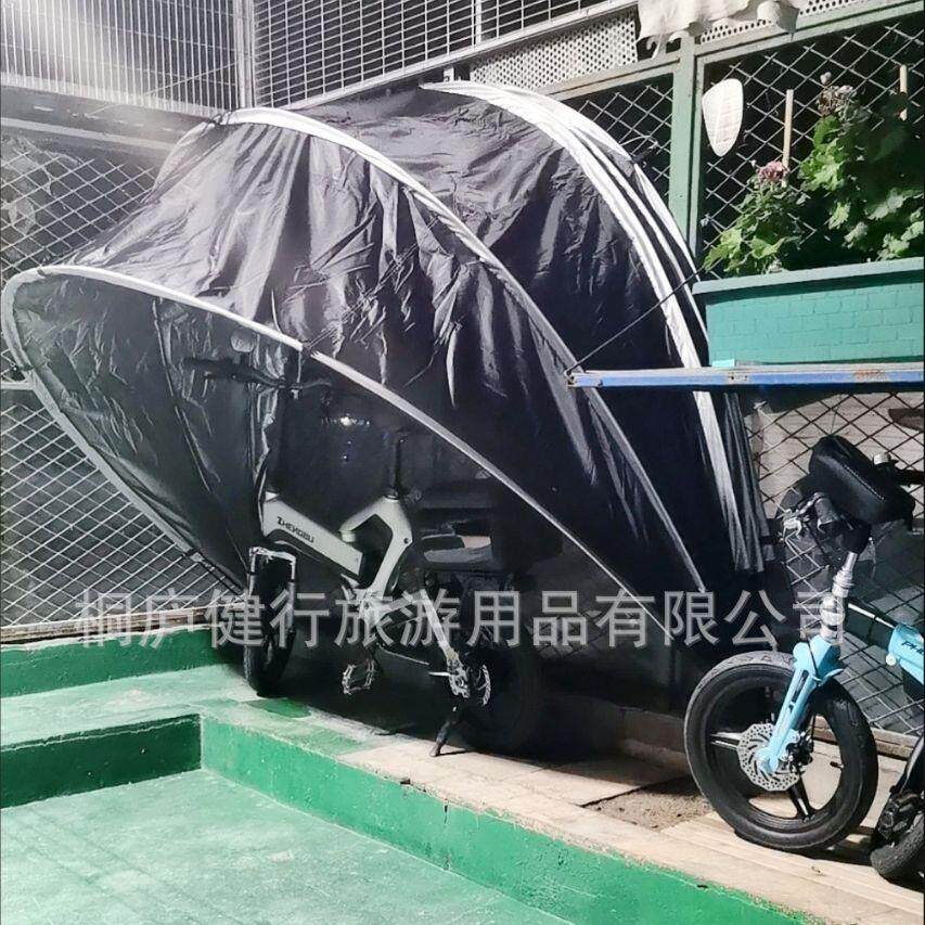 悬挂自行车帐篷摩托车篷防雨防尘多功能储藏室杂物间篷储物帐篷
