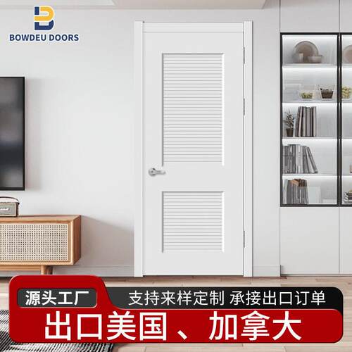 2025年新款白底漆室内门环保生态门免漆木门复合门