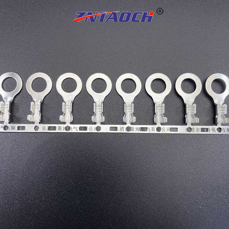 连带接线片O型6.2橫带 地环橫连5000只一卷0.4厚圆型端子OT6