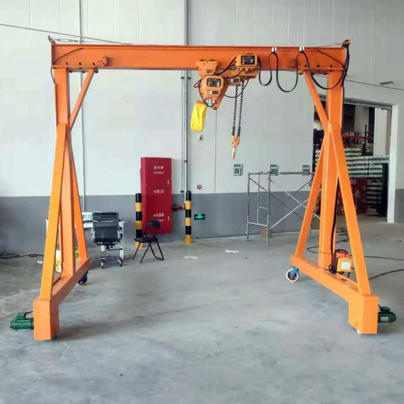 电动无轨龙门架万向旋转小型龙门吊起重机可拆卸轨道移动式龙门架