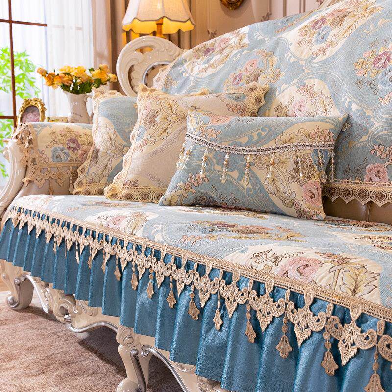 欧式沙发罩雪尼尔四季通用高档奢华沙发垫贵妃定制2025新款沙发套