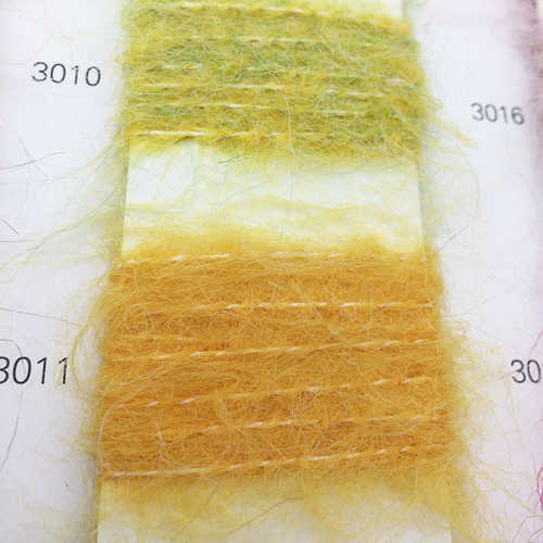 3支长毛马海毛纱线拉毛纱羊毛海马毛色纱1/3NM仰望yarn粗毛线色卡