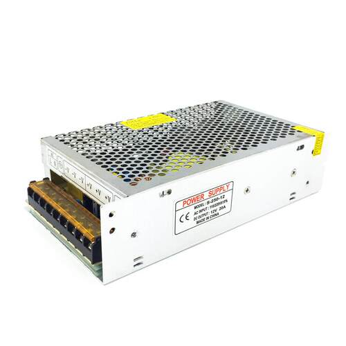 12V240W安防监控电源LED灯电源12V直流电机电源12V20A开关电源