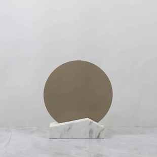 简NIK约创意大理工艺品桌面摆件样书房书柜玄关板间家石居摆设饰