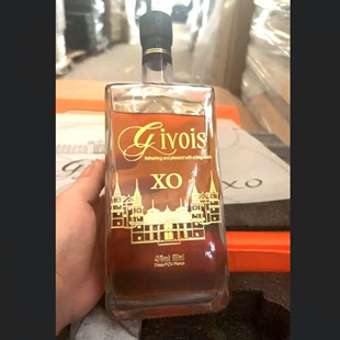 YJ10抵债捡漏【500ml*4】法国原酒歌华仕里维XO白兰地40度礼盒装