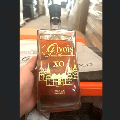 YJ10抵债捡漏【500ml*4】法国原酒歌华仕里维XO白兰地40度礼盒装