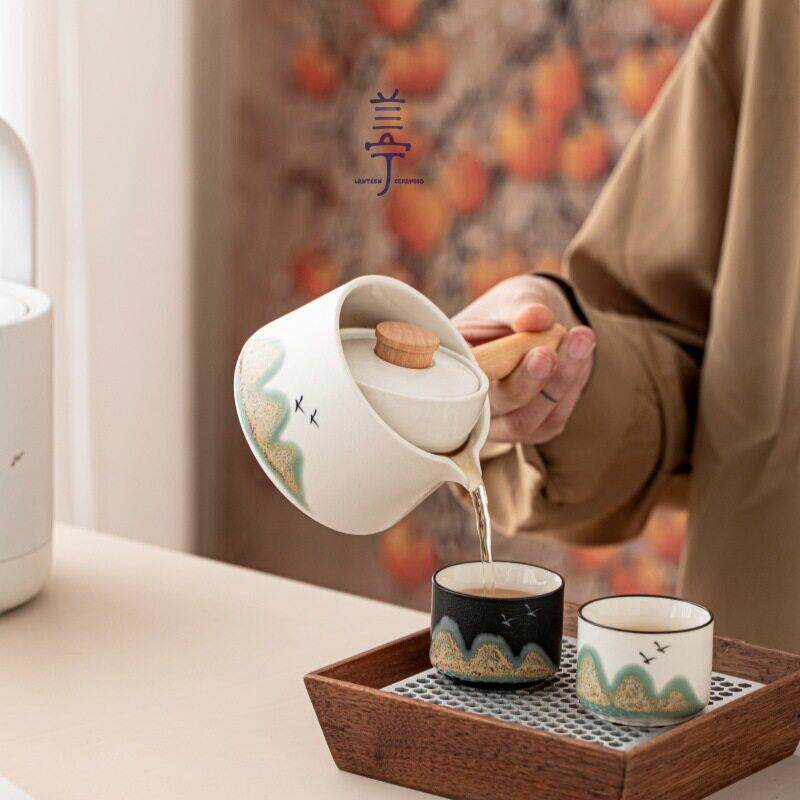【转转泡】旋转自动泡茶壶功夫茶具套装家用懒人泡茶神器过滤礼盒