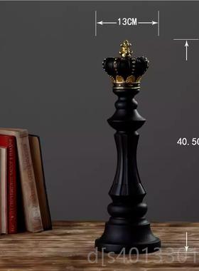 高档美式复公古家居饰品国际象装饰摆件棋软装饰客厅配办书桌工艺