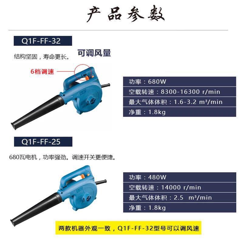 吹风机220V高端可调速吹吸两用大风机大功率工业吸风机鼓风机