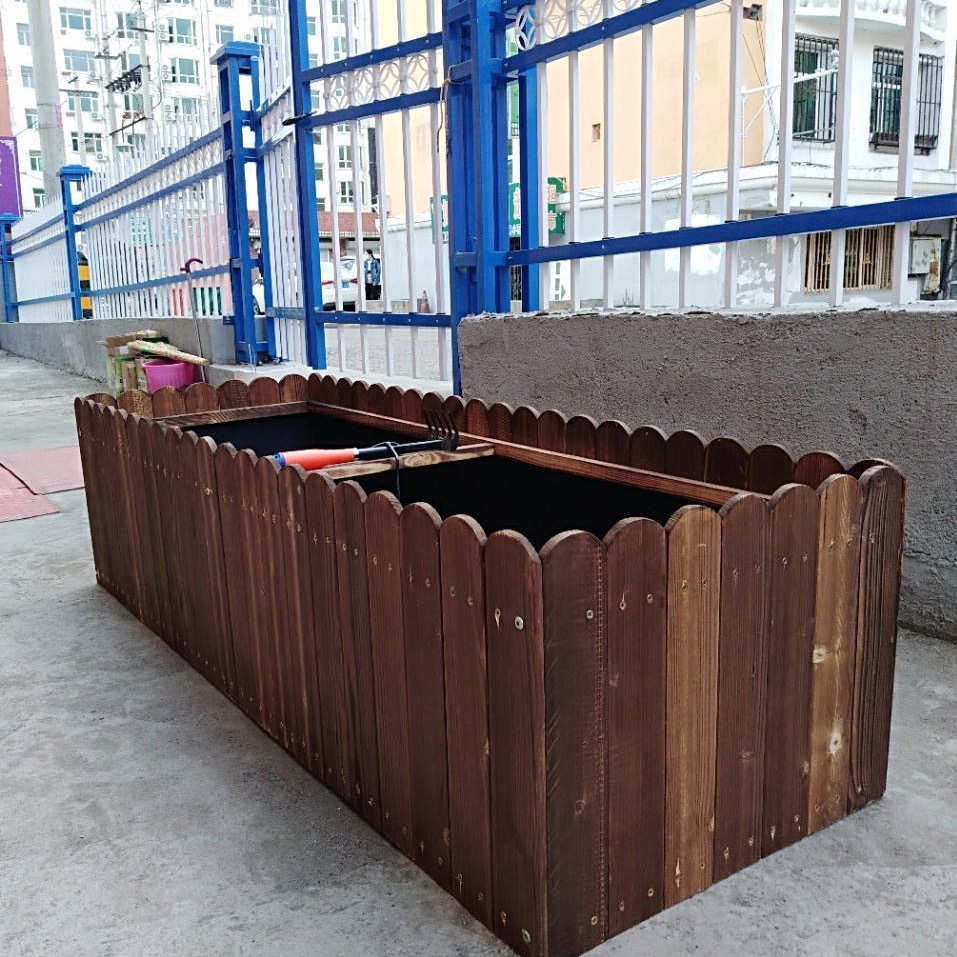 防腐木花箱户外长方形种植箱阳台室内木质花盆庭院特大号景观花坛,鲜花速递/花卉仿真/绿植园艺,花盆,淘宝优惠券,粉丝福利购,淘宝优惠卷