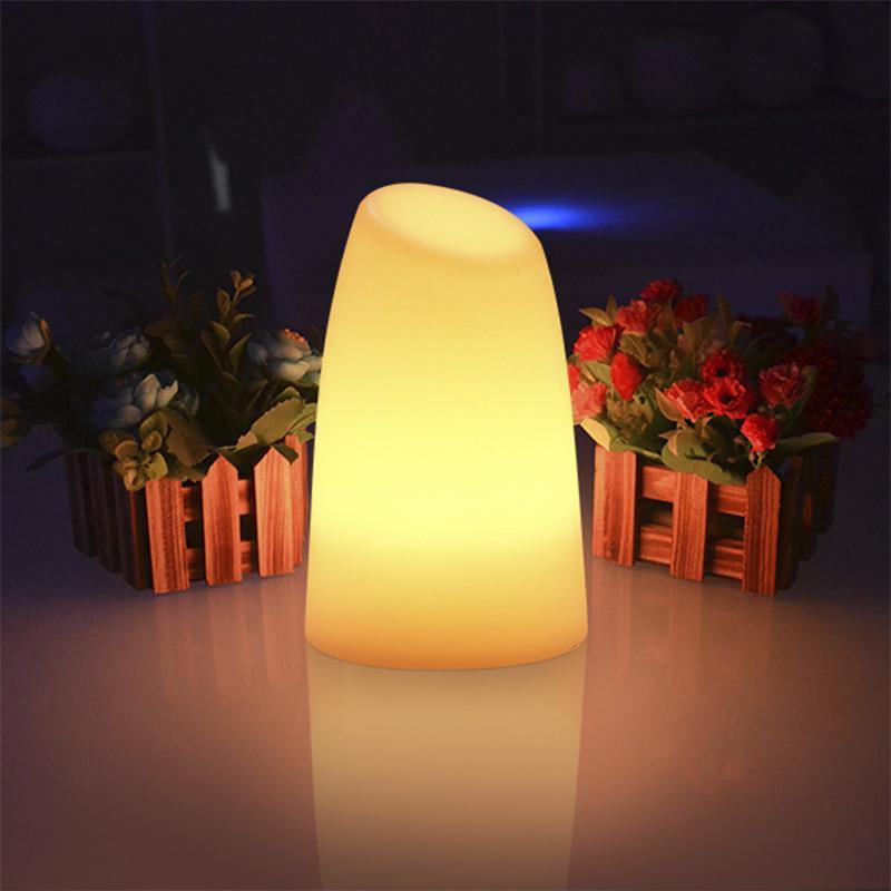 LED酒吧氛围灯现代简约喂奶台灯卧室床头灯书桌LED遥控七彩遥控