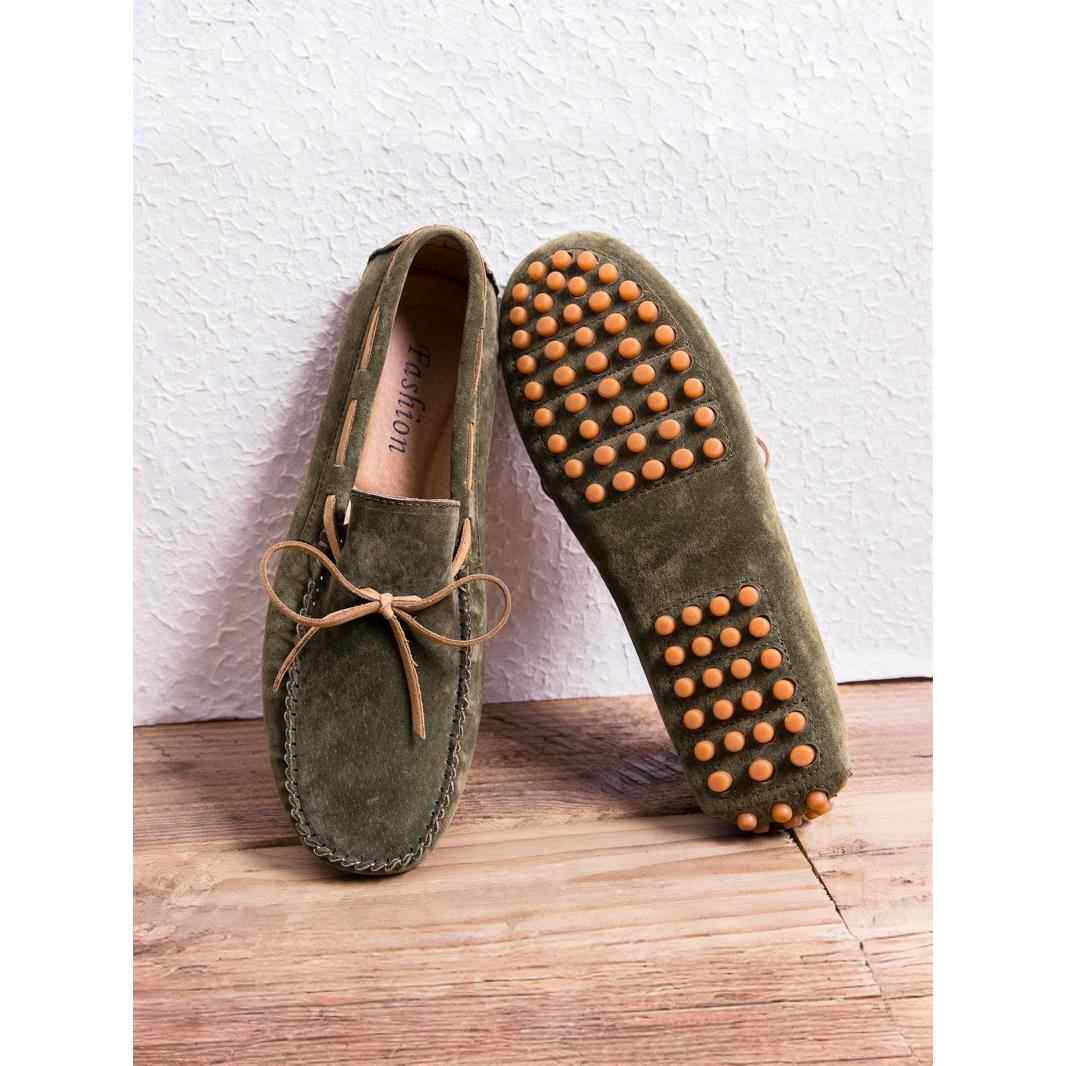 秋冬2025新款豆豆鞋男奢侈品真皮韩版百搭精神小伙懒人一脚蹬皮鞋